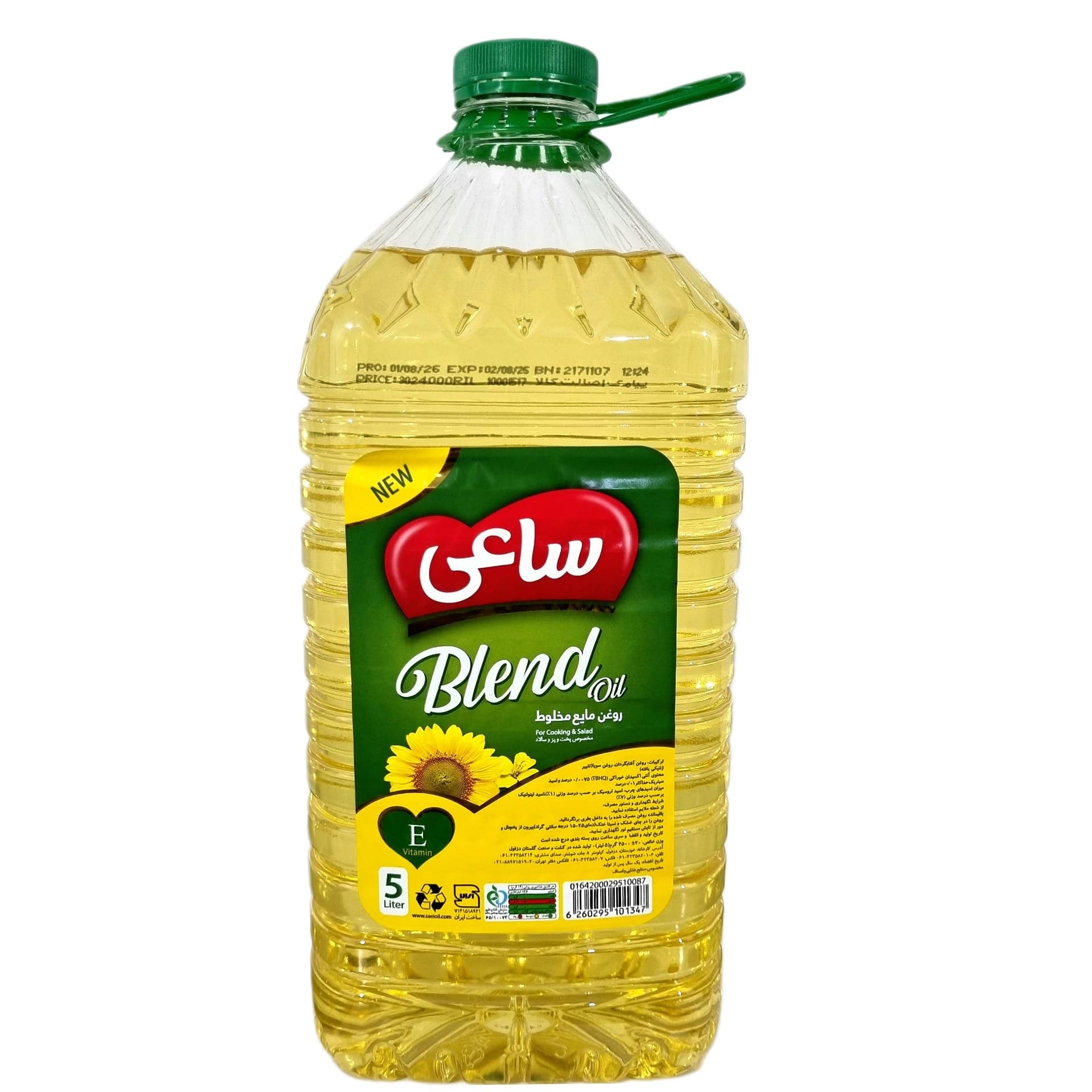 روغن مایع مخلوط 5 لیتری